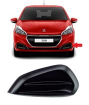 Grade Moldura Milha Sem Furo Peugeot 208 2017 2018 Esquerdo