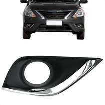 Grade Moldura Tela Milha Versa 2015 16 17 18 2019 2020 2021 Cromado