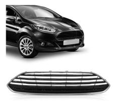 Grade new fiesta hatch 2014/16 cinza c/preta