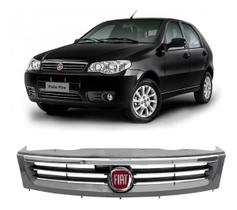 Grade palio 2014 2015 modelo zoião com friso cromado emblema