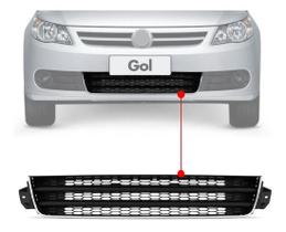Grade Para-choque Central Vw Gol Saveiro Voyage G5 2009 2010 2011 2012 2013 Com Friso Cromado Grade Para-choque Central Vw Gol Saveiro Voyage G5 2009 2010 2011 2012 2013 Com Friso Cromado