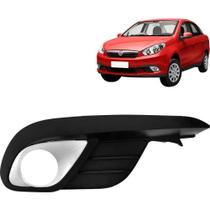 Grade Para Choque Grand Siena Com Milha Direito