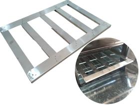 Grade para Forno Industrial 54 L Aço 34 x 47 cm Grade para Forno Industrial 54 L Aço 34 x 47 cm