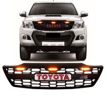 Grade Para Hilux 2012 A 2015 Emblema Vermelho Modelo Gr