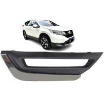 Grade Parachoque Milha Honda Cr-v 16/20 Crv Com Friso Cromado