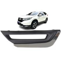 Grade Parachoque Milha Honda Cr-v 16/20 Crv Com Friso Cromado