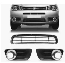 Grade Parachoque Palio Siena Economy Aro Cromado Preto