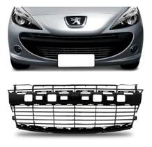 Grade Parachoque Peugeot 207 08/12 Central Preta