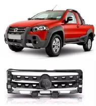 Grade Parachoque Strada Locker 2008 09 10 11 12 Preto