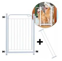 Grade Portão De Segurança P/ Porta + Kit 3 Extensores Grade Portão De Segurança P/ Porta + Kit 3 Extensores
