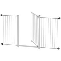 Grade Portão Pet Bebê Divisor Ambiente 133 A 138 Cm Branco