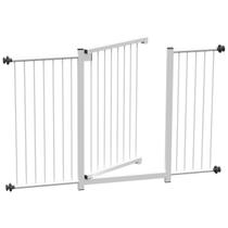 Grade Portão Pet Bebê Divisor Ambiente 68 A 123 Cm - Branco Grade Portão Pet Bebê Divisor Ambiente 68 A 123 Cm - Branco