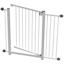 Grade portão pet bebê divisor ambiente corredor 70 cm 85 cm branco