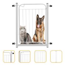 Grade Portão Pet Proteção Portãozinho Cercado Cachorro Criança Cães Segurança Reforçado Com Extensor 10cm