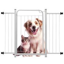 Grade Portão Pet Proteção Portas Corredor Escadas Bebe Cão Criança Com Extensor 1 de 20cm e 1 de 15cm Itagold Grade Portão Pet Proteção Portas Corredor Escadas Bebe Cão Criança Com Extensor 1 de 20cm e 1 de 15cm Itagold
