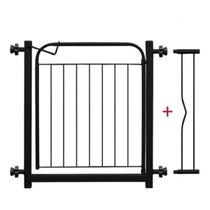 Grade Portão Portãozinho Proteção Pet 69 a 84 Cm Preto Com Prolongador Incluso F