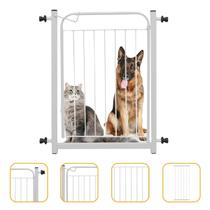 Grade Portão Proteção 134cm Portas Corredor Escadas Bebe Cachorro Com 2 Extensor 30cm Itagold