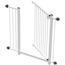 Grade portãozinho pet bebê divisor ambiente corredor 80 até 83 cm branco