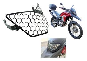 Grade Proteção de Farol Honda XRE 300 (2010 a 2018) - Modelo Coméia Reforçado