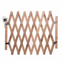 Grade Proteção Portão Cerca G Madeira Sanfonado Cachorro, Criança, Bebê