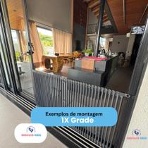 Grade Protetora em PVC - para Portas de Correr - 60 Centímetros de Altura