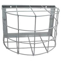 Grade protetora redonda branca 15 x 24 x 18 cm