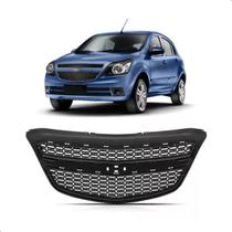 Grade Radiador Agile Montana 2009 A 2014 Friso Preto