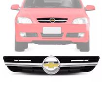 Grade Radiador Astra 2003/2011 Preta Com Friso Cromado Grade Radiador Astra 2003/2011 Preta Com Friso Cromado