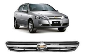 Grade Radiador Astra Friso Cromado 2003 2004 2005 2006 2007 2008 2009 2010 2011 Cinza com Emblema Grade Radiador Astra Friso Cromado 2003 2004 2005 2006 2007 2008 2009 2010 2011 Cinza com Emblema