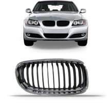 Grade Radiador Bmw 320 2009 2010 2011 2012 Cromada Com Friso Preto Grade Radiador Bmw 320 2009 2010 2011 2012 Cromada Com Friso Preto