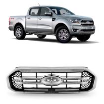 Grade Radiador Cinza/Preta Ranger S/ Nome Ranger 2020 A 2023 Grade Radiador Cinza/Preta Ranger S/ Nome Ranger 2020 A 2023