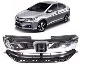 Grade Radiador Com Friso Cromado City 2015 2016 2017 Grade Radiador Com Friso Cromado City 2015 2016 2017