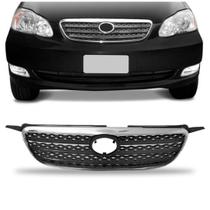 Grade Radiador Corolla Xei 2005 2006 2007 2008 Colmeia Cinza Com Friso Cromado Grade Radiador Corolla Xei 2005 2006 2007 2008 Colmeia Cinza Com Friso Cromado