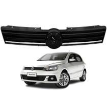 Grade Radiador Dianteira Gol Voyage G7 2016 17 18 19 Saveiro 2014 15 16 Preta Com Friso Cromado Grade Radiador Dianteira Gol Voyage G7 2016 17 18 19 Saveiro 2014 15 16 Preta Com Friso Cromado