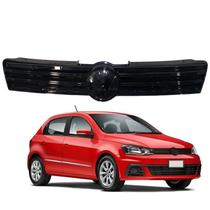 Grade Radiador Dianteira Gol Voyage G7 2016 2017 2018 Black Piano C/ Furo Para Friso VW