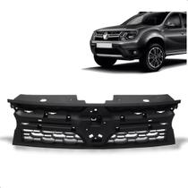 Grade Radiador Duster Oroch 2016 A 2020 Preto Sem Moldura