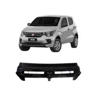 Grade radiador fiat mobi preta texturizada