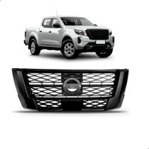 Grade radiador frontier 2022 2023 com moldura cinza