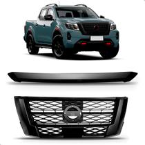 Grade Radiador Frontier 2022 A 2023 Com Friso Capô