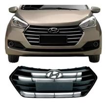 Grade Radiador Hb20 2018 Hatch Sedan Friso Preto Grade Radiador Hb20 2018 Hatch Sedan Friso Preto