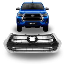 Grade Radiador Hilux Srv 2018 Á 2020 Cromada Preto Brilhante Grade Radiador Hilux Srv 2018 Á 2020 Cromada Preto Brilhante