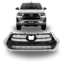 Grade Radiador Hilux Srv 2018 Á 2020 Cromada Preto Brilhante Grade Radiador Hilux Srv 2018 Á 2020 Cromada Preto Brilhante