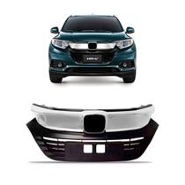 Grade Radiador Hrv 2020 A 2021 Com Friso Cromado