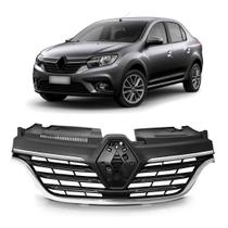 Grade Radiador Logan/Sandero 2020 2021 2022 Com Frisos Superior e Inferior Cromado Grade Radiador Logan/Sandero 2020 2021 2022 Com Frisos Superior e Inferior Cromado