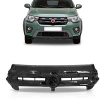 Grade radiador mobi 2016 2017 2018 preto brilhante