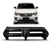 GRADE RADIADOR MOBI 2021 A 2023 PRETA EMBLEMA BLACK Piano