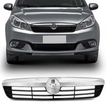 Grade Radiador Moldura Cromada Grand Siena 2012 a 2015 2016