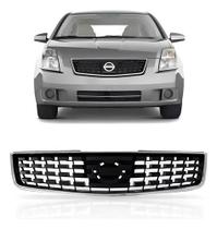 Grade Radiador Nissan Sentra 2007 2008 2009 Cromado Preto C/cromado Grade Radiador Nissan Sentra 2007 2008 2009 Cromado Preto C/cromado
