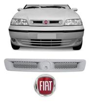 Grade Radiador Palio Fire 2001/2006 Primer Emblema Vermelho