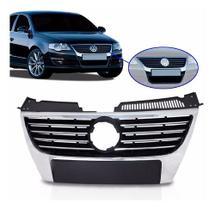 Grade radiador passat 2006 a 2011 preto c/ moldura cromada Grade radiador passat 2006 a 2011 preto c/ moldura cromada